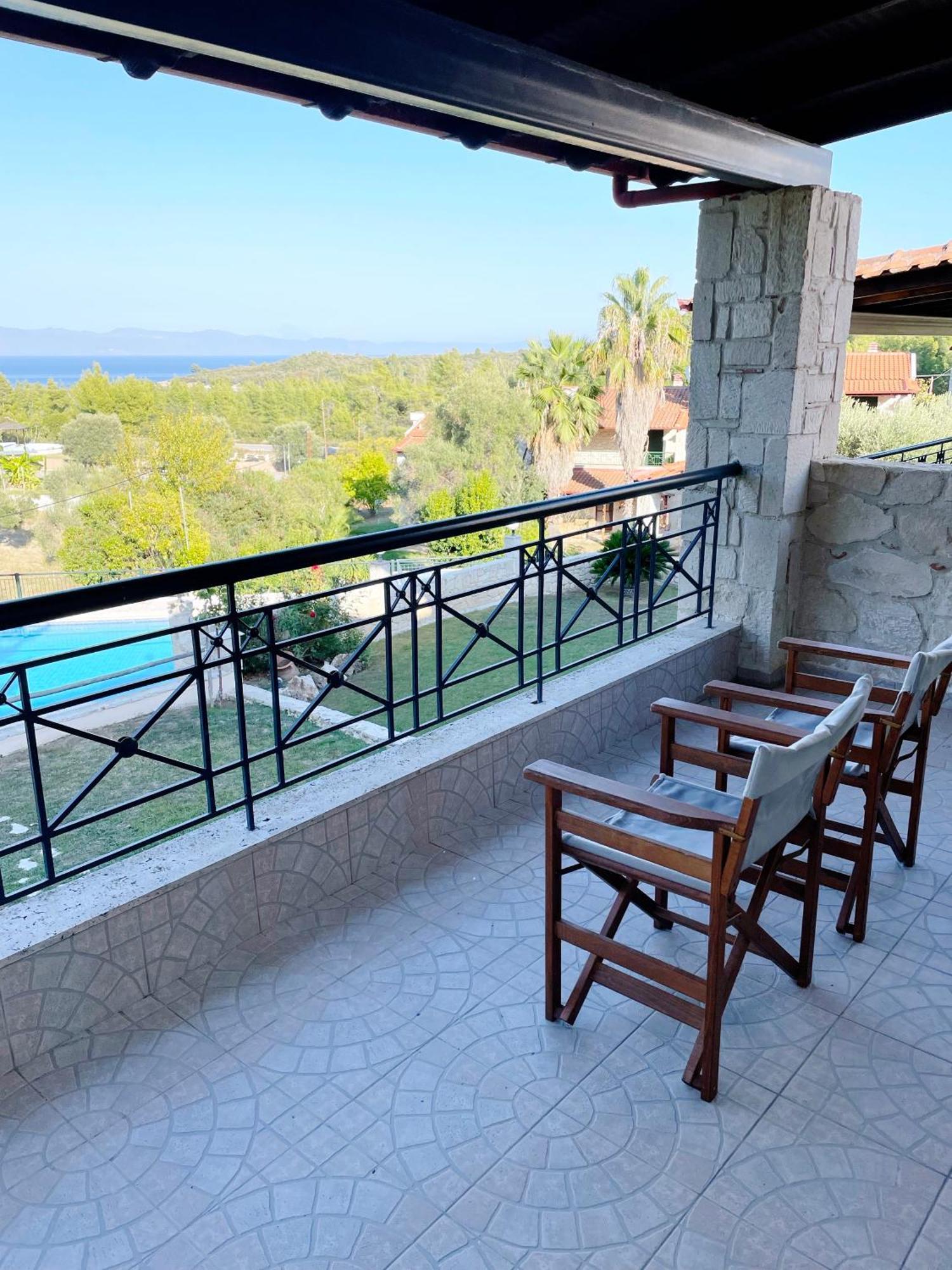 Mikael Pool Villa Paliouri Ngoại thất bức ảnh